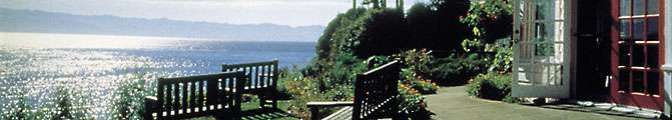 View of Juan de Fuca Strait and Olympic Mountains